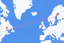 Flyreiser fra Sept-Îles, Canada til Vasa, Finland