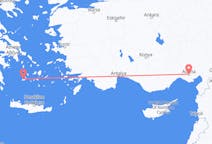 Flights from Plaka, Milos, Greece to Adana, Turkey