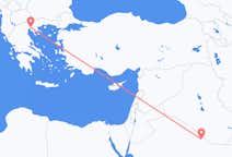 出发地 沙特阿拉伯出发地 拉夫哈目的地 希腊塞萨洛尼基的航班