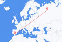 Flights from Ukhta, Russia to Málaga, Spain