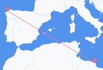Flights from Misurata to La Coruña