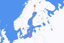 Flights from Pajala, Sweden to Gdańsk, Poland
