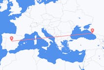 Flights from Madrid, Spain to Sochi, Russia