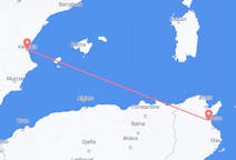 Рейсы из Энфиды, Тунис в Валенсию, Испания