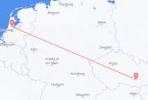 Flug frá Brno, Tékklandi til Amsterdam, Hollandi