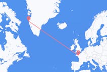 Flyg från Rennes, Frankrike till Sisimiut, Grönland