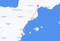 Flights from Béziers, France to Alicante, Spain