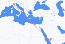 Flyg från Abha, Saudiarabien till Florens, Italien