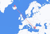 Flights from Akureyri to Bodrum