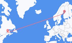 Flyreiser fra Presque Isle, USA til Karleby, Finland