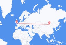 Flights from Ulaanbaatar to Exeter