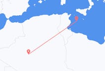 Fly fra Adrar til Lampedusa
