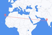 Flyrejser fra Mumbai til Tenerife