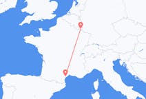 Flyreiser fra Luxemburg, Luxembourg til Aspiran, Frankrike