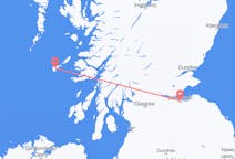 Fly fra Tiree til Edinburgh