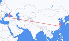 Flights from Taizhou, China to Amasya, Turkey