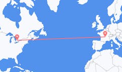 Flyg från Waterloo, Ontario, Kanada till Clermont-Ferrand, Frankrike