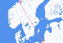 Vols depuis la ville de Kaliningrad vers la ville de Trondheim