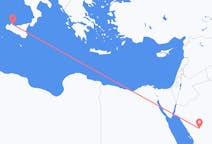 Flights from Al-`Ula, Saudi Arabia to Palermo, Italy