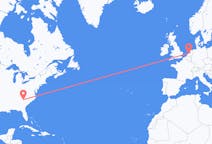 Flyreiser fra Greenville, USA til Amsterdam, Nederland