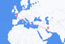 Flyrejser fra Shiraz, Iran til La Rochelle, Frankrig