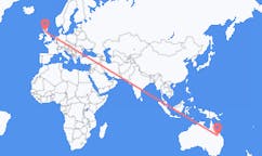 从埃默拉爾德 (昆士蘭州)飞往格拉斯哥的航班