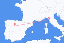 Flyreiser fra Valladolid, Spania til Pisa, Italia