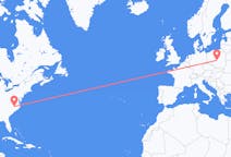 Flights from Raleigh, the United States to Łódź, Poland
