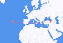 Flights from Horta, Azores, Portugal to Elazığ, Turkey