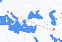 Flyrejser fra Isfahan til Reggio Emilia