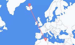 Рейсы из Эль-Уэд, Алжир в Акюрейри, Исландия