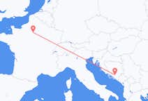 Flyg från Mostar till Paris
