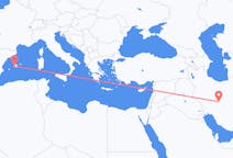 出发地 伊朗出发地 伊斯法罕目的地 西班牙帕尔马的航班