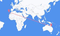 Flyreiser fra Townsville, til Porto Santo