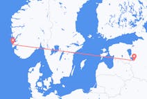 Flyg från Pskov till Haugesund