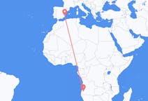 Flyg från Lubango, Angola till Alicante, Spanien
