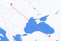 Flyrejser fra Erzincan, Tyrkiet til Rzeszow, Polen