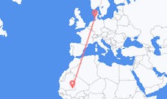 Flyrejser fra Nema, Mauretanien til Vesterland, Tyskland