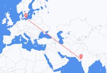 Flights from Ahmedabad, India to Bornholm, Denmark