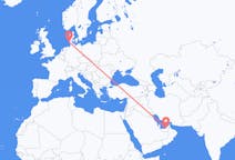 Flights from Abu Dhabi, United Arab Emirates to Westerland, Germany