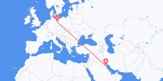 Flyreiser fra Kuwait til Tyskland