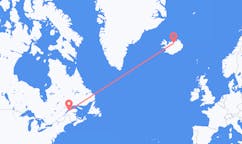 Flüge von Mont-Joli, Kanada nach Akureyri, Island