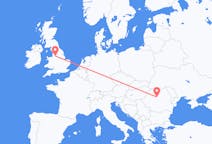 Flights from Manchester, England to Târgu Mureș, Romania