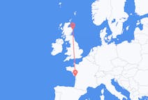 Flug frá La Rochelle, Frakklandi til Aberdeen, Skotlandi