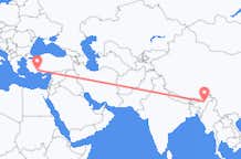 Flights from Jorhat, India to Antalya, Turkey