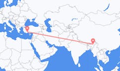 出发地 印度乔哈特目的地 土耳其安塔利亚的航班