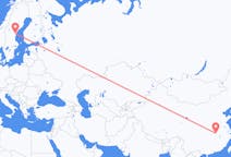 Flights from Wuhan, China to Sundsvall, Sweden