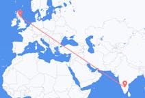 Flights from Bengaluru in India to Edinburgh in Scotland