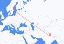 Loty z Nepalgańdź, Nepal do Sztokholmu, Szwecja