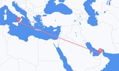 来自阿拉伯联合酋长国出发地 杜拜目的地 意大利雷焦卡拉布里亞的航班